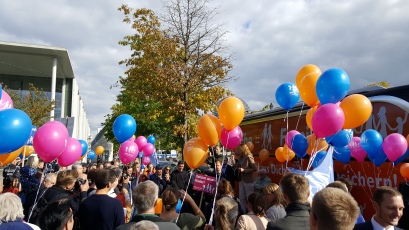 Abschlußkundgebung #BusderMeinungsfreiheit am 15.09. Berlin