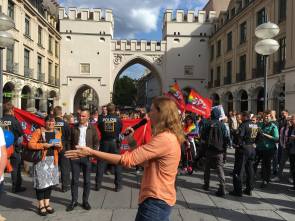 #BusderMeinungsfreiheit am 6.9.2017 in München, Stachus