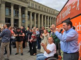 #BusderMeinungsfreiheit am 7.9.2017 in Stuttgart, Schloßplatz